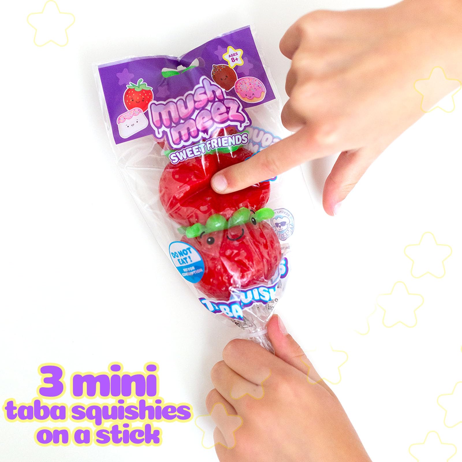 Amazon | MushMeez Taba Squishy Sweet Friends – スティックに3つのタ